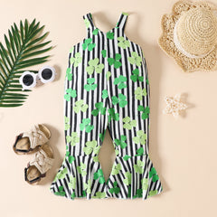 Baby St. Patrick's Day Clover Print romper