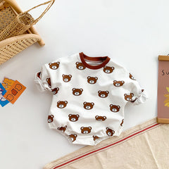 Baby Bear Print Bodysuit