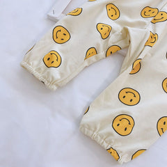 2pcs Baby Smiley Casual Set