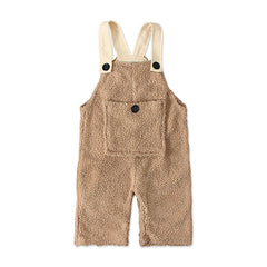 baby Solid Color Thermal Romper