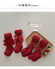 Baby Girl Bow Socks