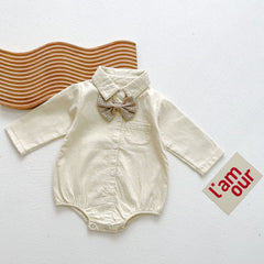 Baby Bow Tie Shirt Bodysuit