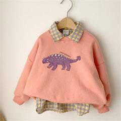 Baby Cute Dinosaur Print Casual Top