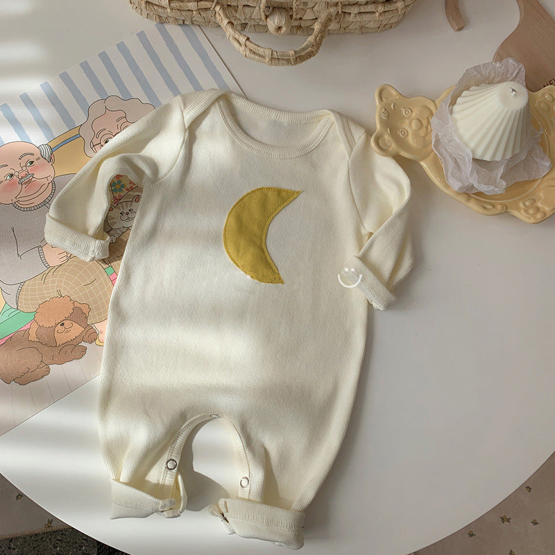 Baby Moon Print Romper