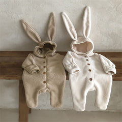 Baby Rabbit Wool Romper