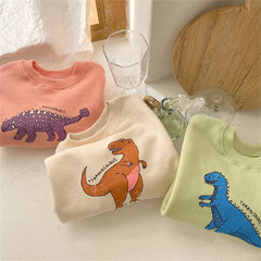 Baby Cute Dinosaur Print Casual Top