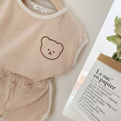 2-Piece Bear Print Set