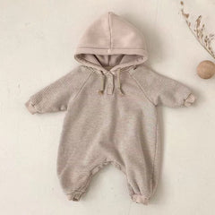 Baby Hooded Striped Romper