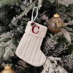 Christmas Knitted Stocking Gift Bag