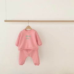 2PCS Baby Nice DayPprint Set