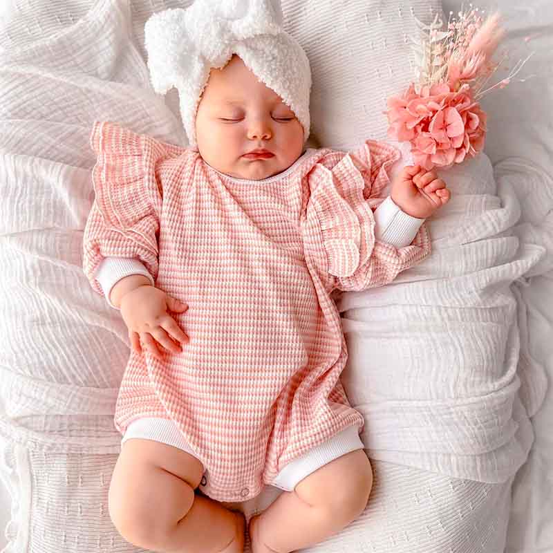 Baby solid striped Bodysuit