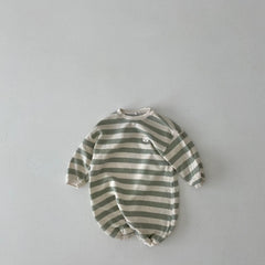 Baby Striped Print Romper