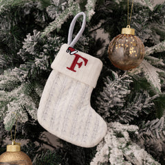 Christmas Knitted Stocking Gift Bag