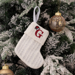 Christmas Knitted Stocking Gift Bag