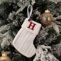 Christmas Knitted Stocking Gift Bag