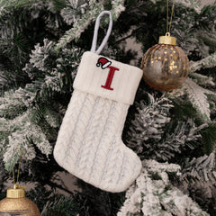 Christmas Knitted Stocking Gift Bag