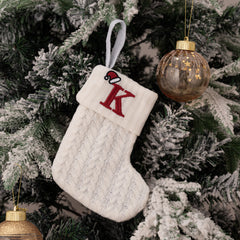 Christmas Knitted Stocking Gift Bag