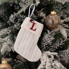 Christmas Knitted Stocking Gift Bag