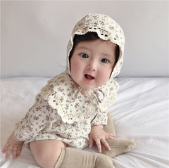 Baby Lace Doll Collar Hatshirt Hatshirt