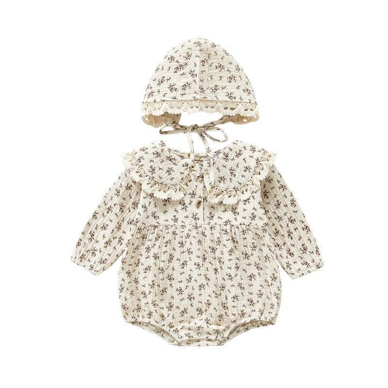 Baby Lace Doll Collar Hatshirt Hatshirt