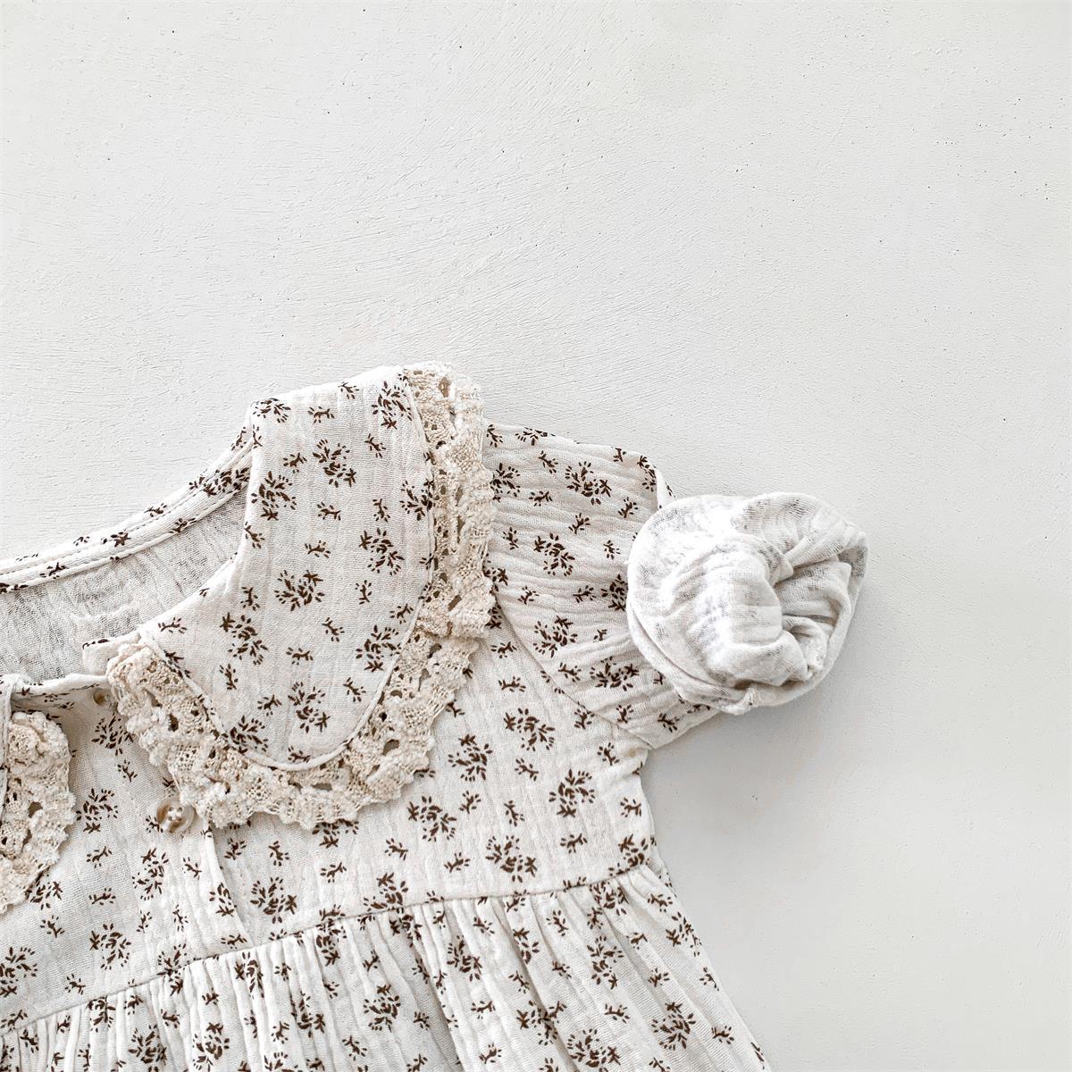 Baby Lace Doll Collar Hatshirt Hatshirt