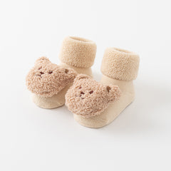 Newborn baby socks  mid-tube non-slip floor socks