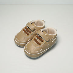 Spring and Autumn 1-year-old Baby Soft Bottom Non-slip Sports White Shoes