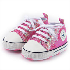 Baby's sequined canvas shoes baby toddler shoes