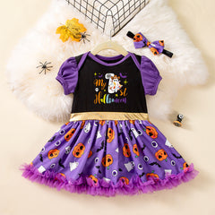 Baby bag fart dress ha skirt hair accessories 2-piece set