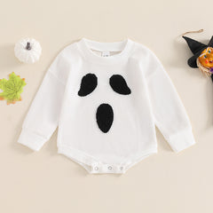 Baby Pumpkin Ghost Climbing Suit