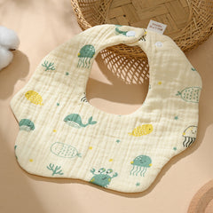Baby gauze saliva towel