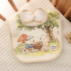 Baby gauze saliva towel