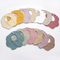 Baby candy color saliva towel