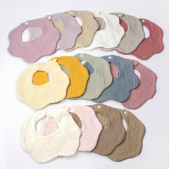 Baby candy color saliva towel