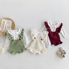 Baby's Ruffled overalls