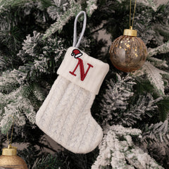 Christmas Knitted Stocking Gift Bag