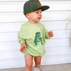 Baby Cute Dinosaur Print Casual Top