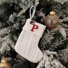 Christmas Knitted Stocking Gift Bag