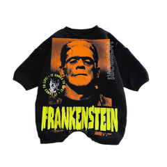Baby Frankenstein Print Romper