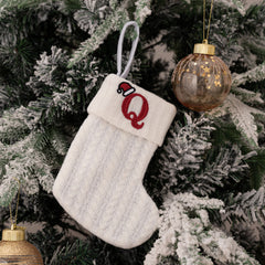 Christmas Knitted Stocking Gift Bag