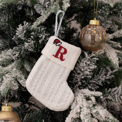 Christmas Knitted Stocking Gift Bag