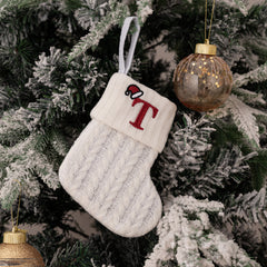 Christmas Knitted Stocking Gift Bag