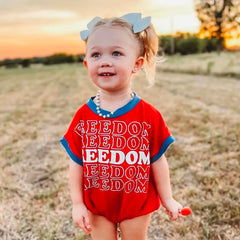 Baby Girl FREEDOM  Romper