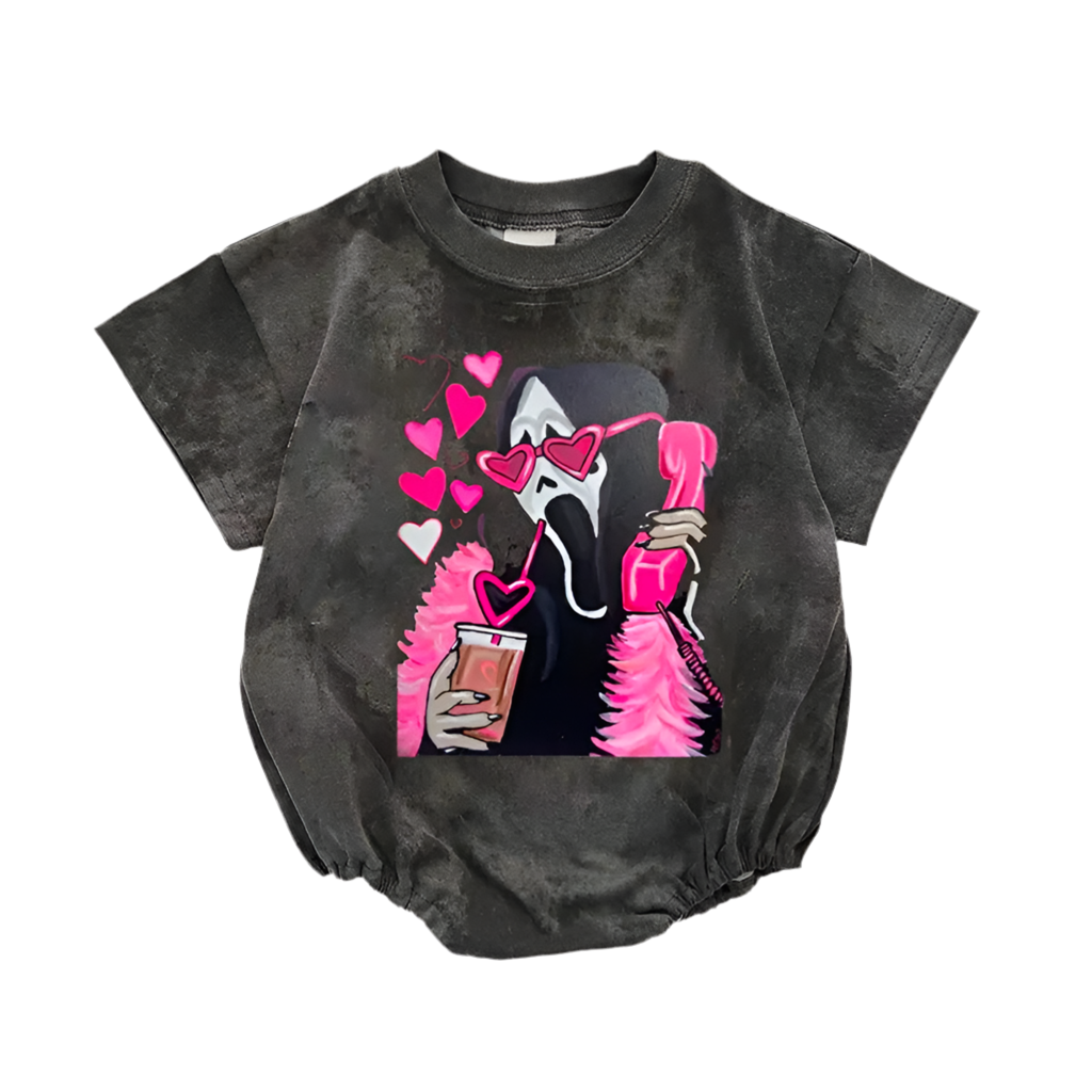 Baby Call Me Print Romper