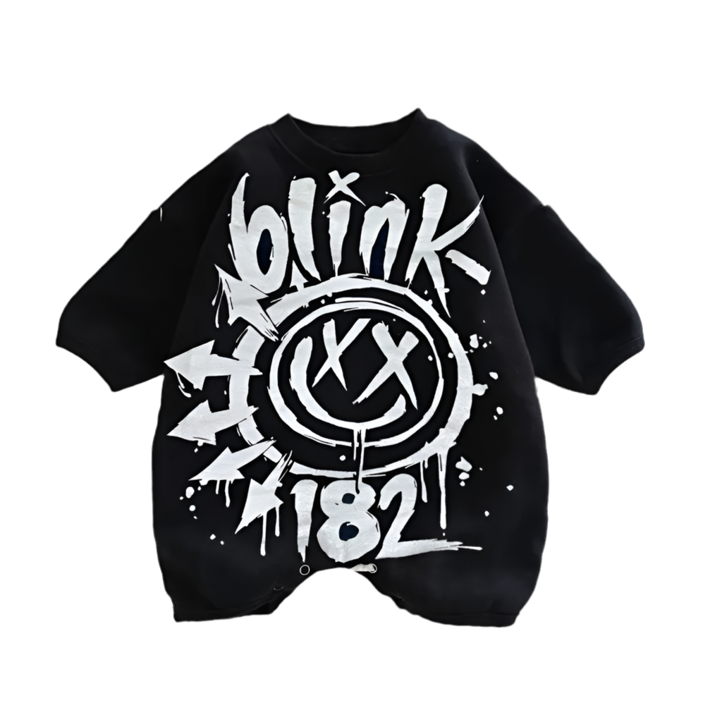 Halloween blink print romper