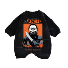 Baby Halloween Print Romper