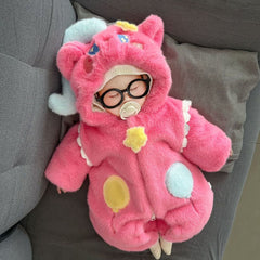 Adorable Baby Winter Fleece Romper – Cozy Warm Footed One-Piece