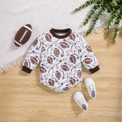 Baby Rugby Polo Short Print Romper