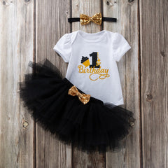 Baby Princess Dress Print Romper