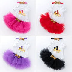 Baby Princess Dress Print Romper